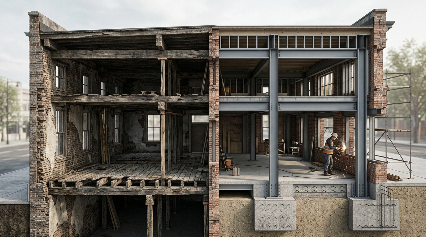 Beyond the Facade: The Technical Art of Structural Retrofits
